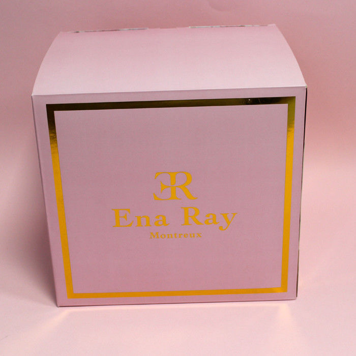 Printed Double Side Folding Carton Box For Holiday Flower Shipping