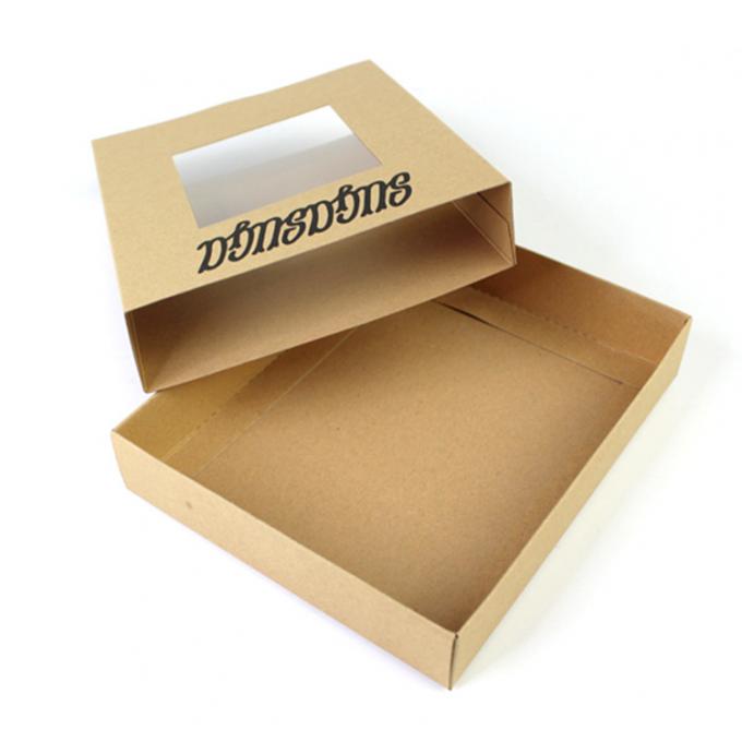 Recycled Cardboard Eco Conscious Eco Friendly Packaging Box Vinyl Window 1