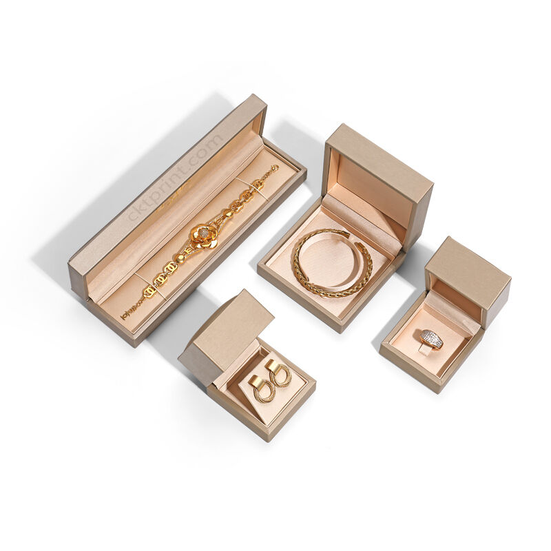 Champagne Gold Custom Jewelry Gift Box