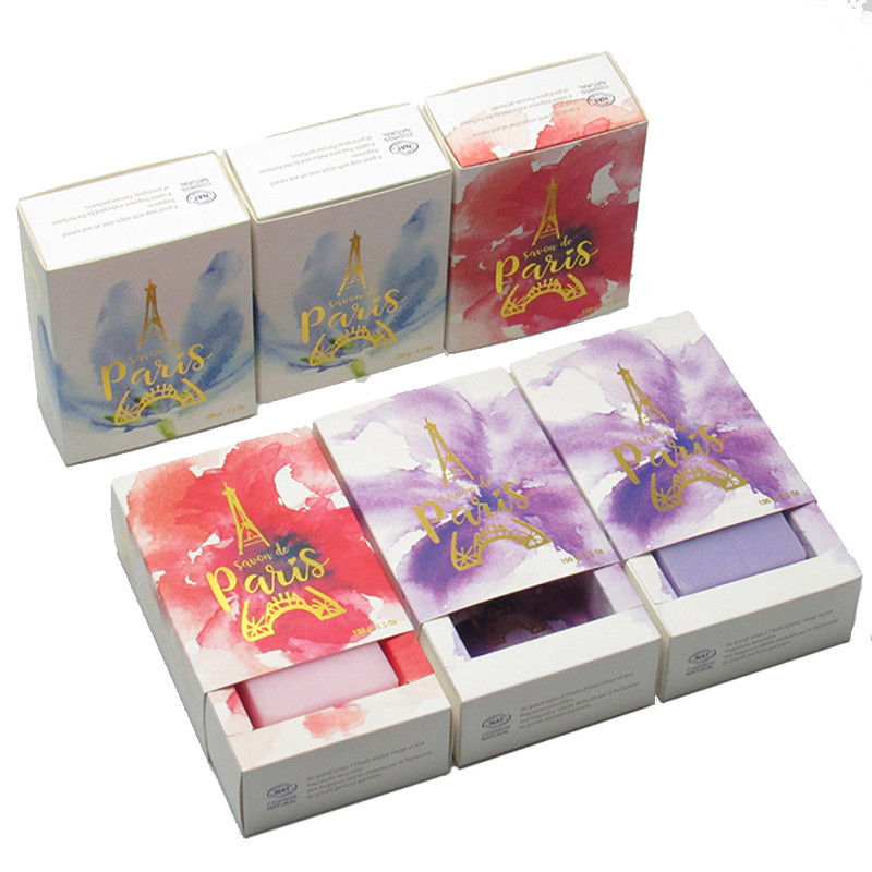 Custom Waterproof Paper Window Packaging Box For Soap