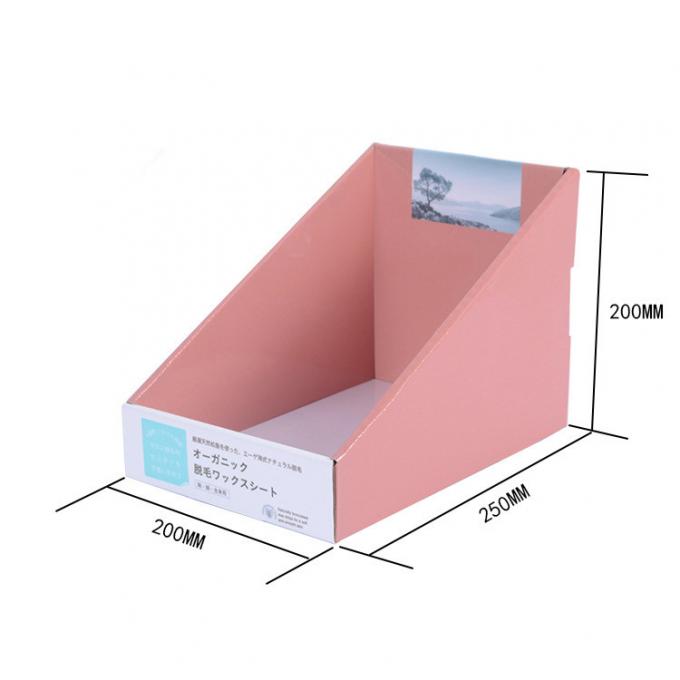 Offset Printing Cardboard Shop Display Stands Custom Corrugated Product Display Boxes 0