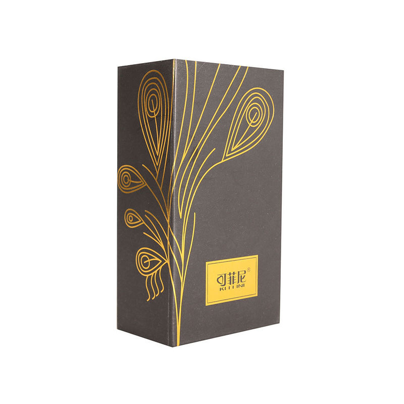 Luxury Black Perfume Packaging Box With Paperboard