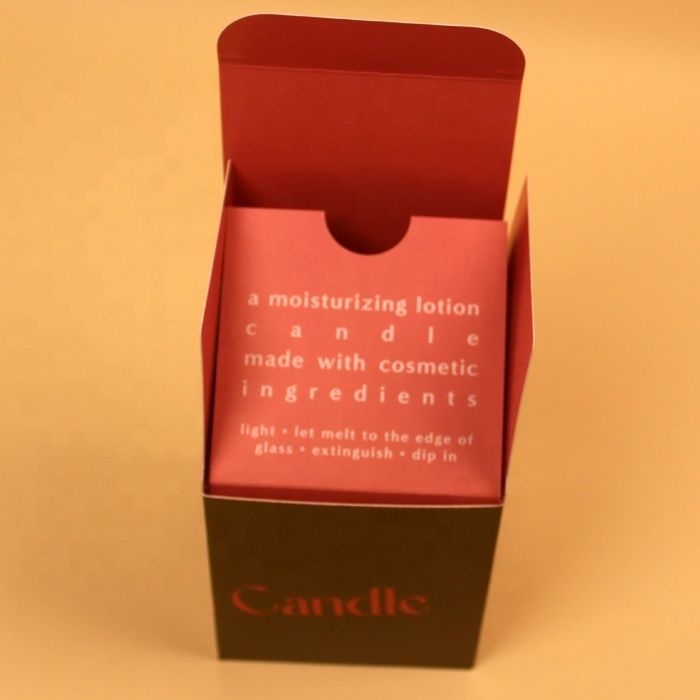 Custom Luxury Candle Packaging Box Wholesale , Candle Gift Boxes With Recycled Paper And Logo Printing
