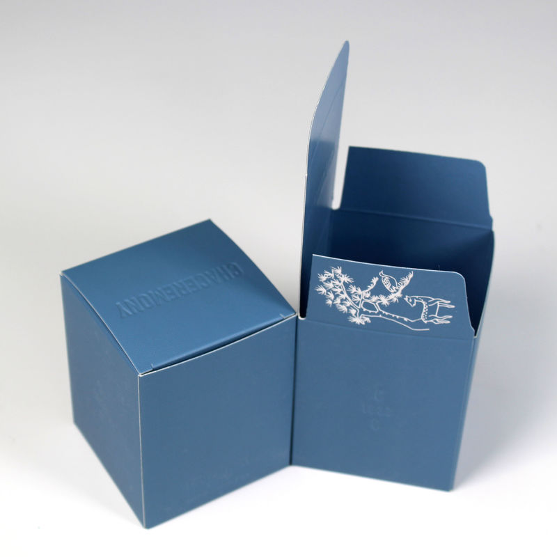 Unique Blue Beauty Product Box For luxury skincare packaging near me