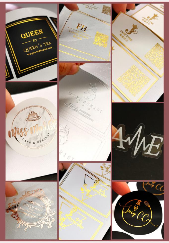 Waterproof Custom Label Stickers Roll For Hair Shampoo Container Bottle 5