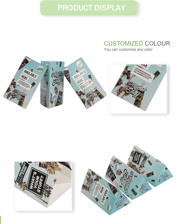 Printing Custom Cardboard Creative Packaging Box Triangle Box UV Glossy Surface 0