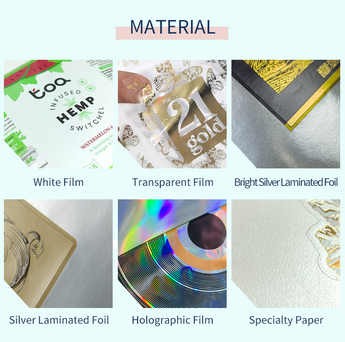 Waterproof Custom Label Stickers Roll For Hair Shampoo Container Bottle 3