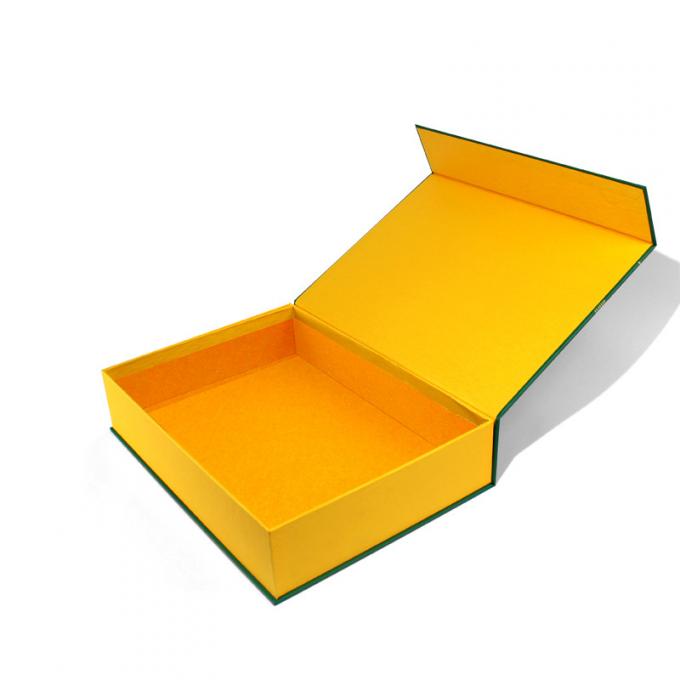 Green Magnetic Gift Packaging Box Made For Tea Products With Custom Design Near Me 1