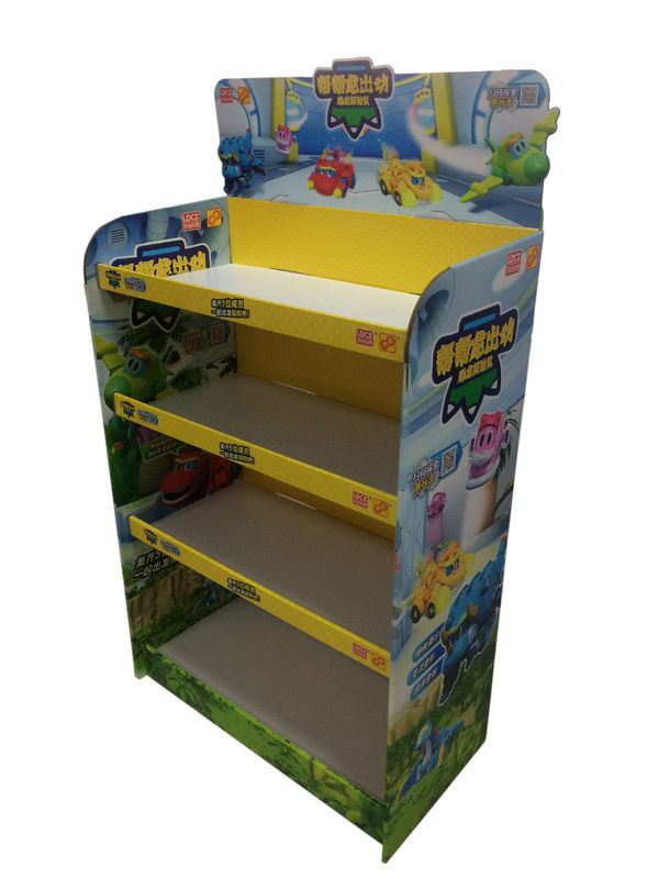 Advertising Cardboard Counter Display Flooring Racking POP Store Shelf Display