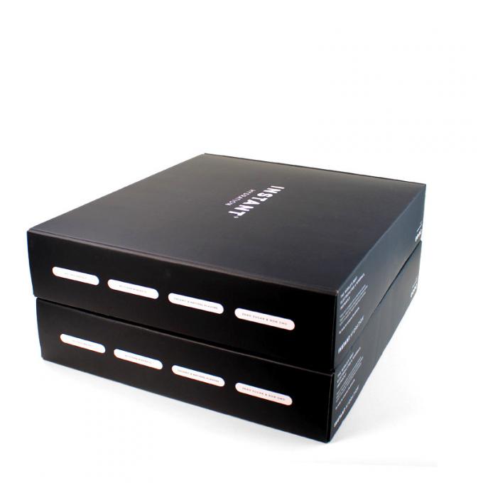 Order Black Cardboard Mailer Box Custom With Logo And Insert 2