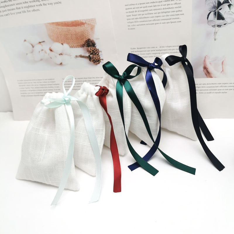 Eco Friendly Cloth Dust Drawstring Pouch Bag With Custom