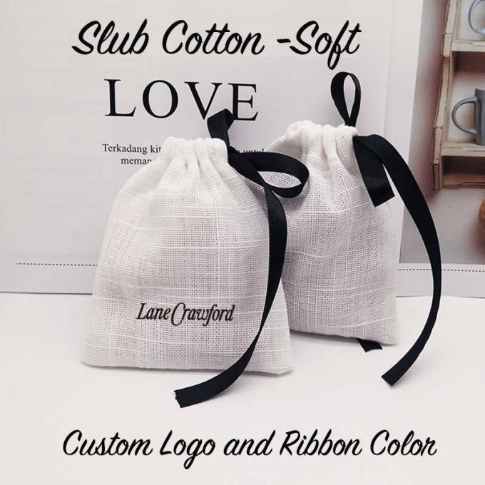 Eco Friendly Cloth Dust Drawstring Pouch Bag With Custom 0