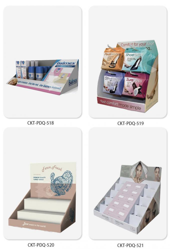 Custom POP Cardboard Counter Display Boxes Small For Promotion Advertisement 0