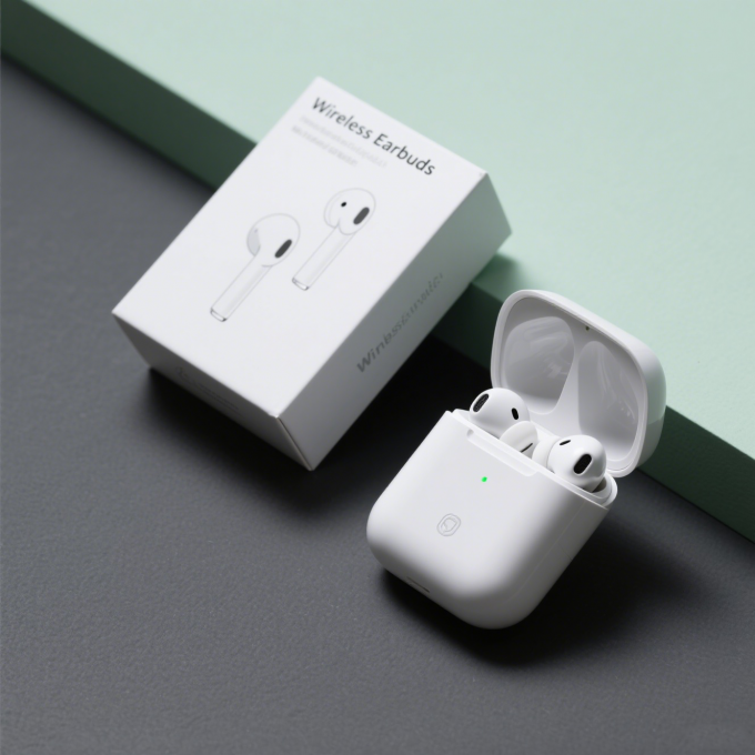 Custom Recycled Cardboard Wireless Headphone Packaging Box 3x3x3cm 3