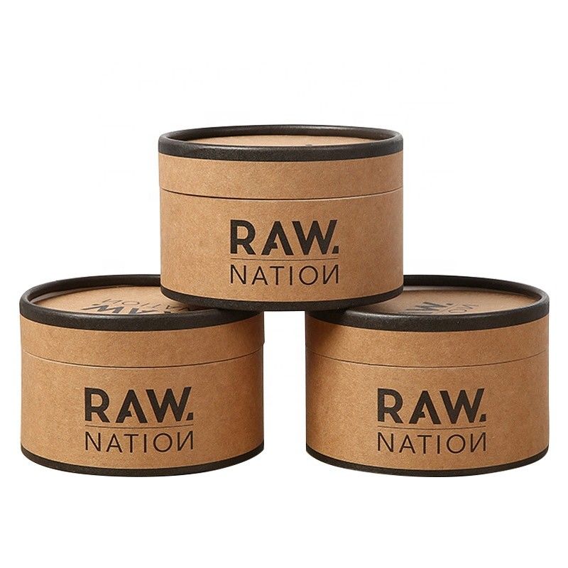 Recycled Cylindar Cardboard Round Box Custom Eco Friendly PaperBoard