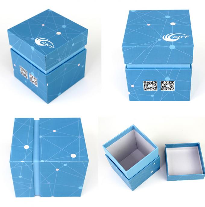 Custom Recyclable Cardboard Gift Box With Lid , Deep Square Cardboard Box With Lid 10x10 Inch 3