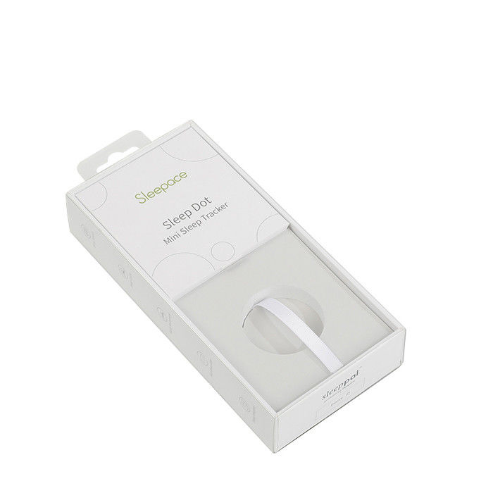 Cardboard Window Packaging Box With Transparent Lids Plastic Hooks