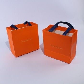 Luxury Cardboard Box Packaging Necklace And Ring Jewelry With Gift Handbag