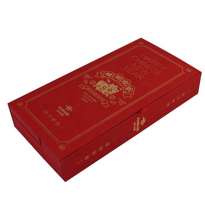 Red Paperboard Creative Packaging Box  Custom Christmas Gift Boxes 0