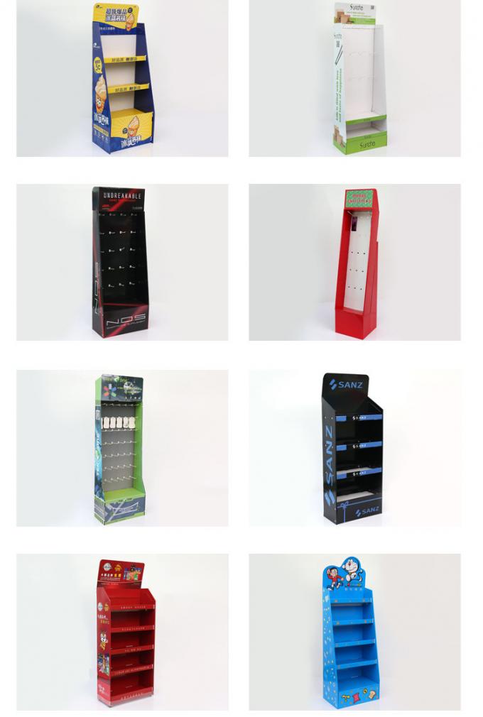 Custom Display Box Cardboard Point Display With Metal Hanger Hook 3