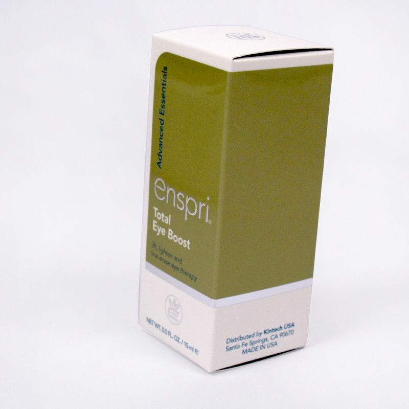 Biodegradable Skin Care Packaging Boxes With Shiny And Embossed Logo