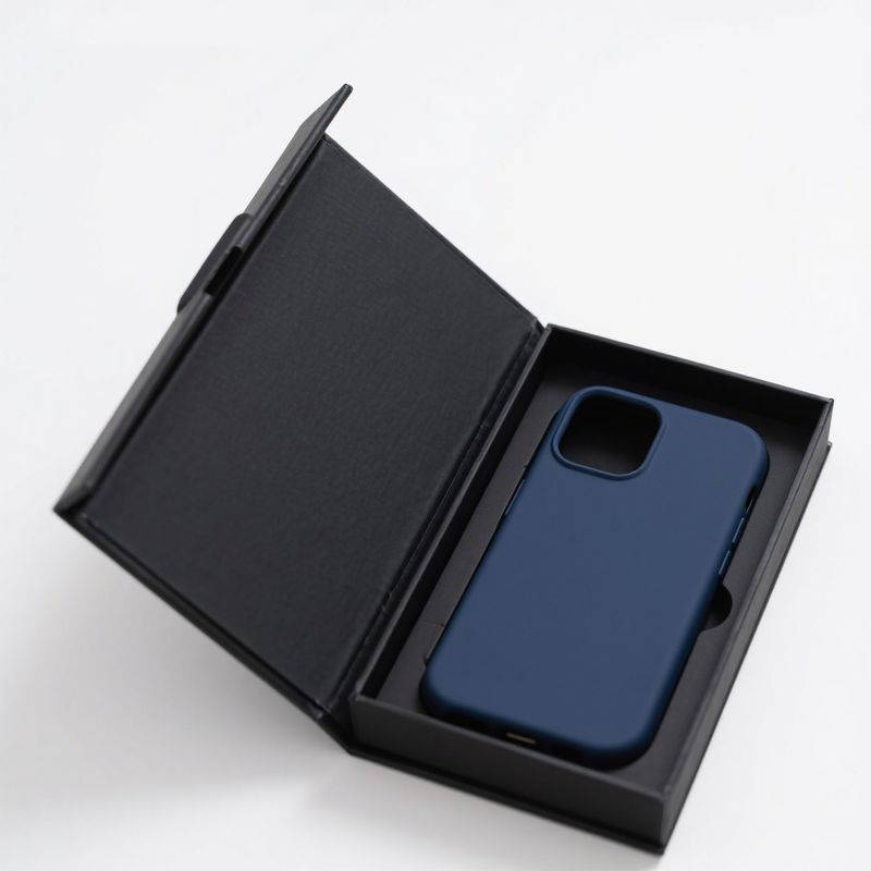 Custom mobile back cover packaging box Kraft Paper Mobile Phone Case Packaging Box 21x10x6cm