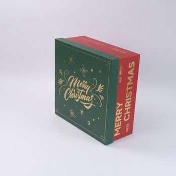 Personalized Luxury Red Retail Cardboard Gift Box With Lid And Base For Small Business