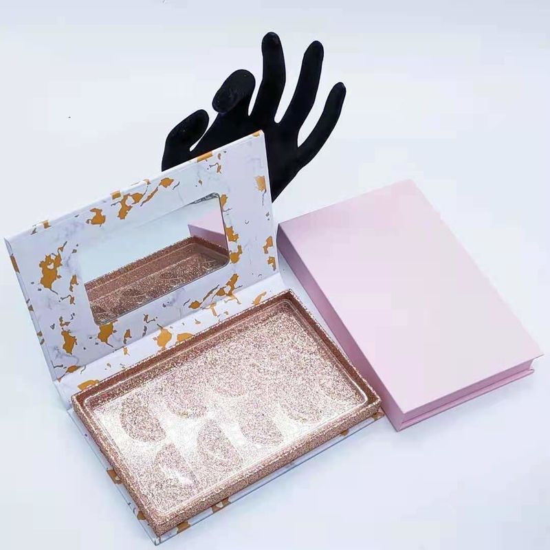 Custom Rigid Magnetic Box Color Printing for False Eyelashes Packaging