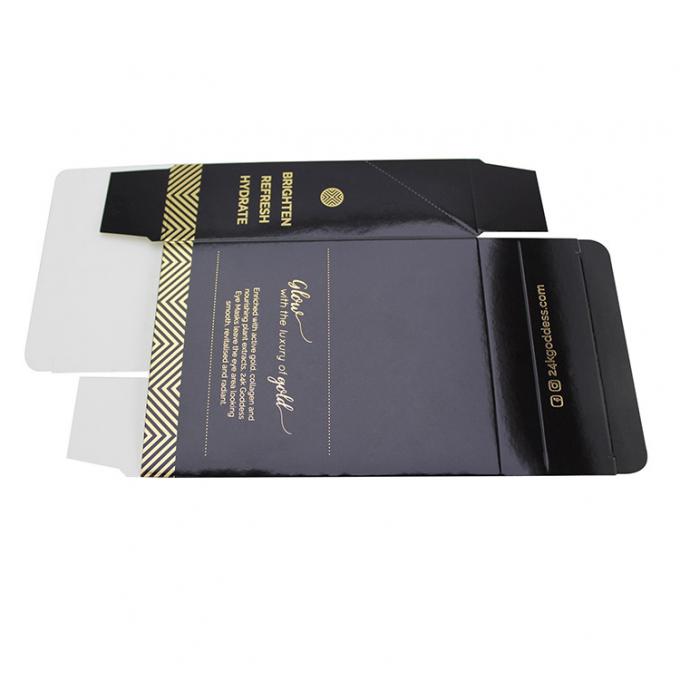 Custom Paper Cosmetic Beauty Box Packaging For Eye Masks With Logo 0