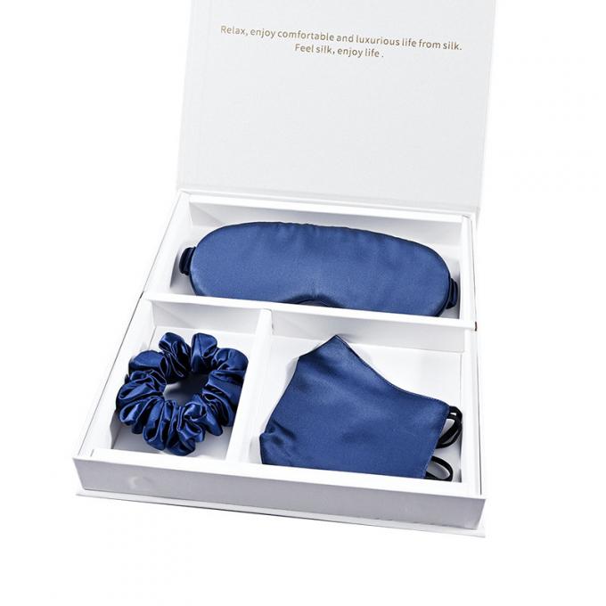 Classical White Closure Magnetic Gift Box For Silks Patch Pillows 0