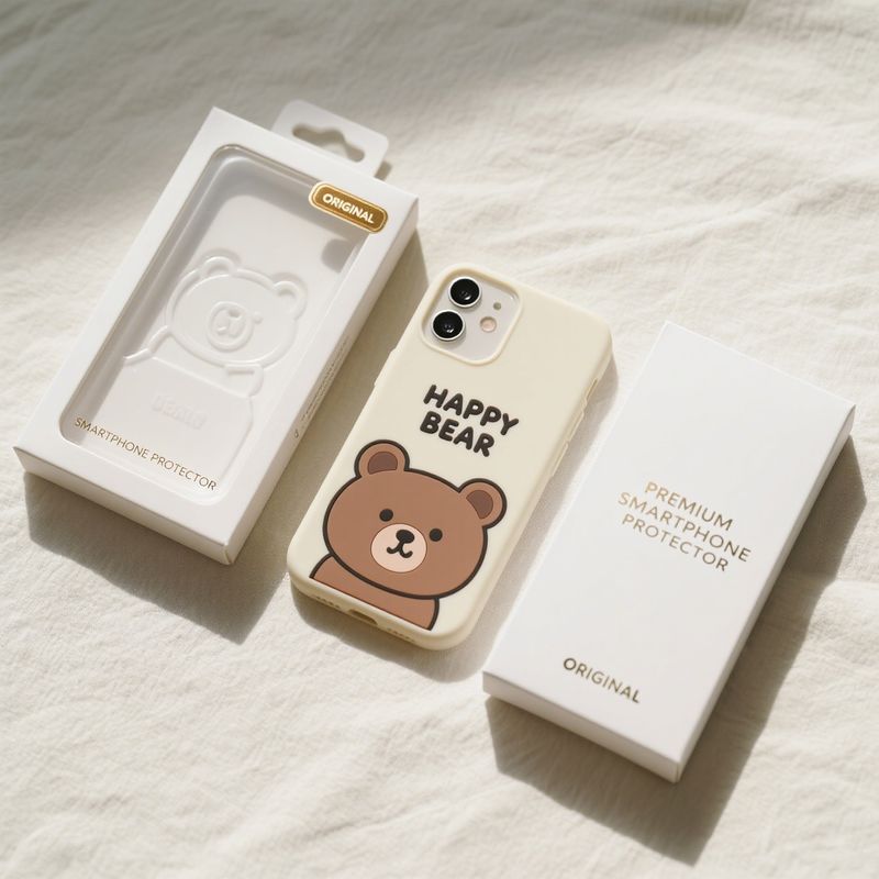 Custom mobile back cover packaging box Kraft Paper Mobile Phone Case Packaging Box 21x10x6cm