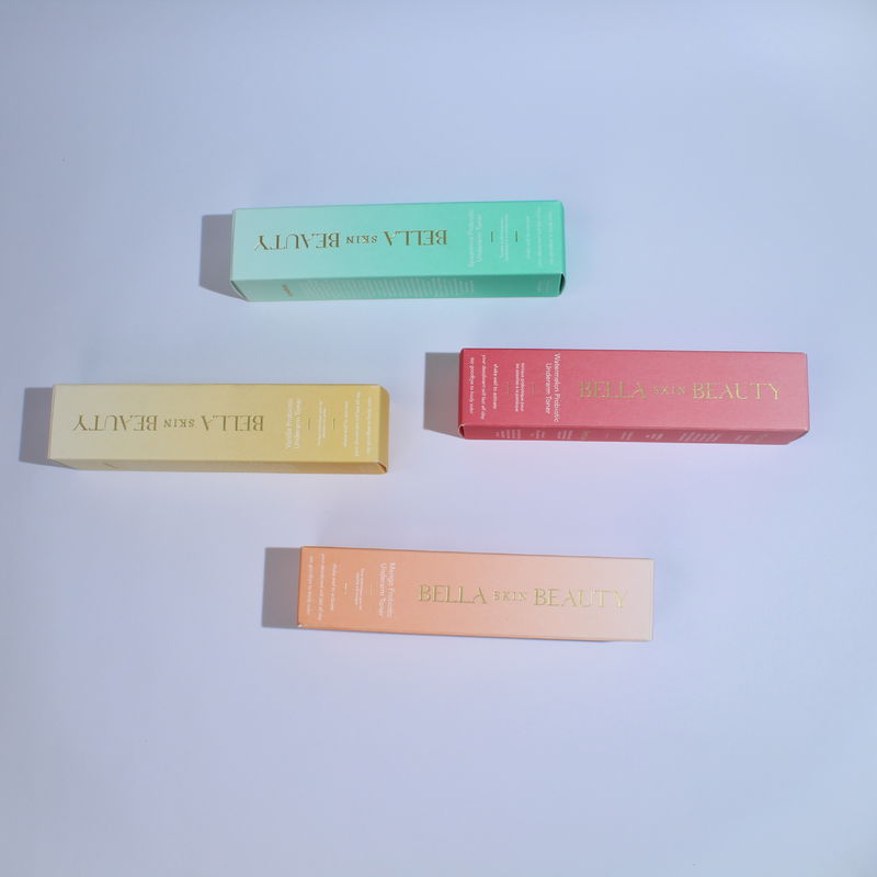 Custom Folding Carton Makeup Box Packaging For lotion bottle With Textured Surface