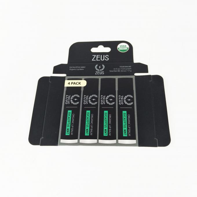 Small Custom Set Lipstick Pack Tube Packaging Boxes Printing With Hang Tag 3