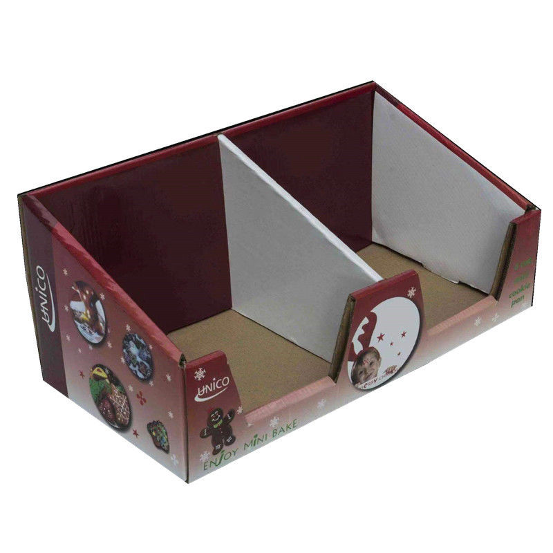 Custom Small Tabletop Cardboard Counter Display Store Display Stand Box