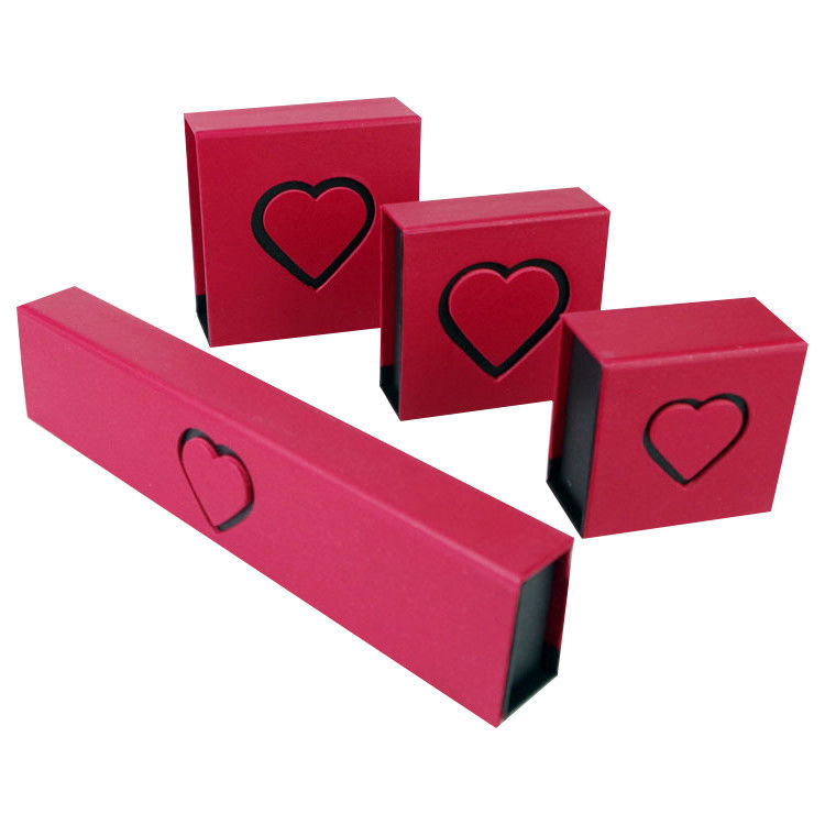 Custom Jewelry Packaging Box Engagement Ring Earring Gift Box