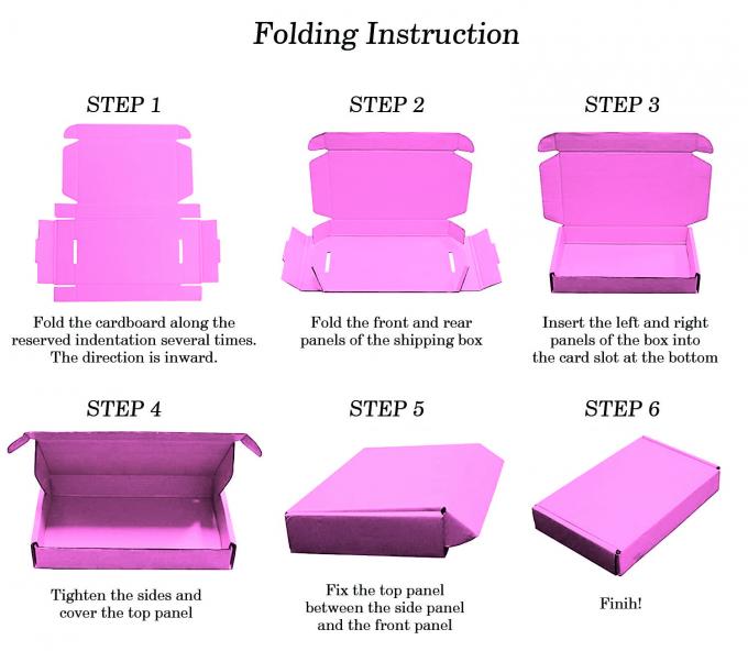 Folding Custom Small Cardboard  Corrugated  Boxes For Shipping On Line 1