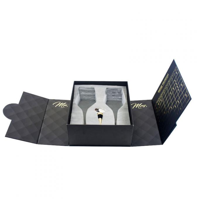 Custom Luxury Gift Boxes For Wine Glass Bottles Pairing 1