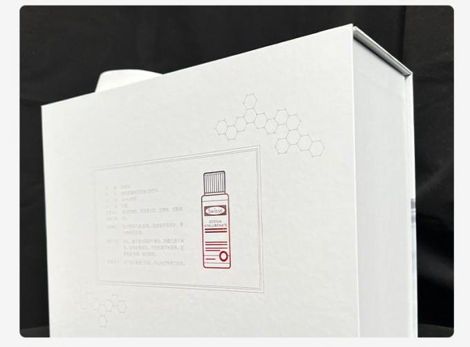 White Gift Box Custom Color Printing Rigid For Essential Oil 3 Packs Packaging 2