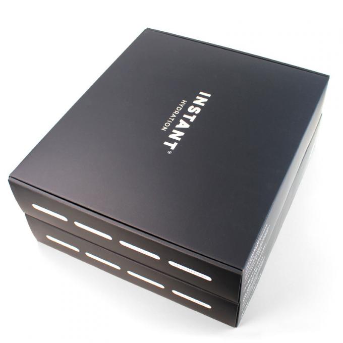 Order Black Cardboard Mailer Box Custom With Logo And Insert 0