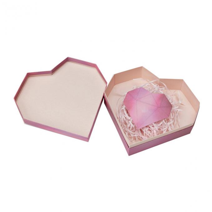 Heart Shape Creative Packaging Box Custom Triangle Paper Box 0