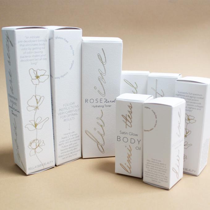 Eco-Friendly Makeup Packaging Box Of Essential Oil Bottle With Custom Design 0