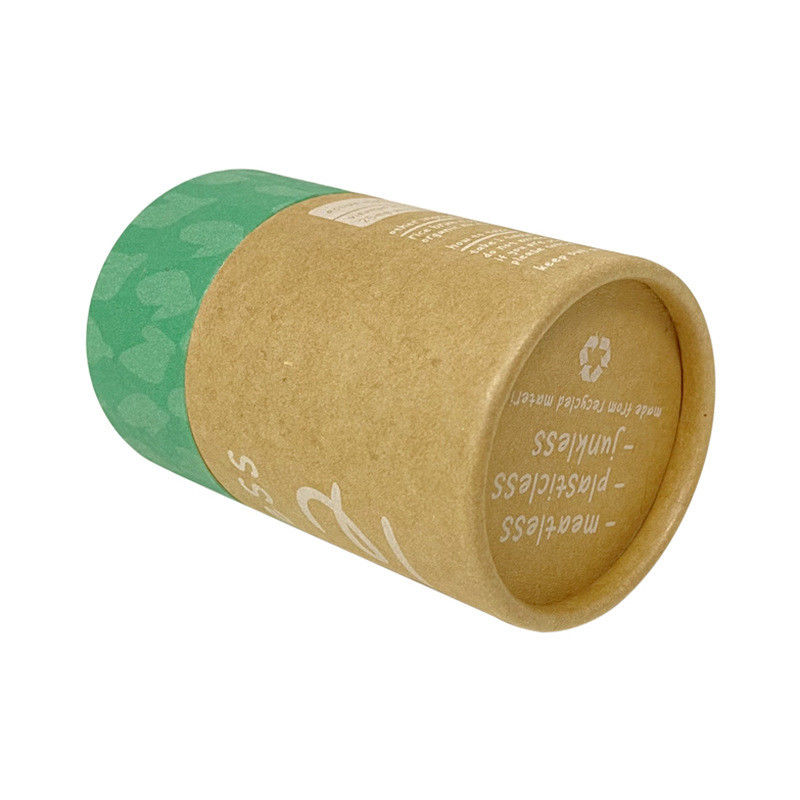 Biodegradable Cardboard Round Box Kraft Paper Cylindar Carton