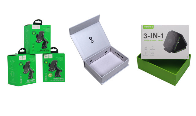 Custom Lidded Gift Boxes With UV Glossy Logo With Folded Sleeve 0