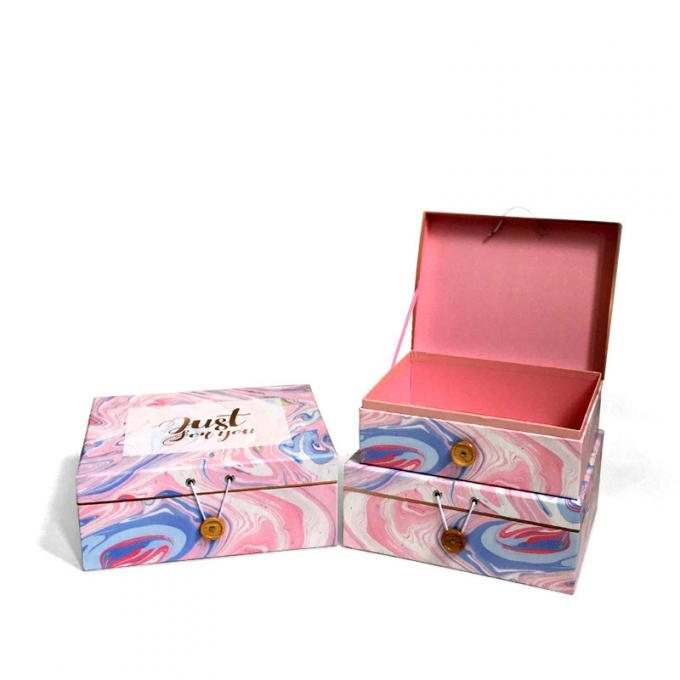 Colorful Packaging Gift Set Box With Magnetic Lid And Button Hook For Perfume Bottle 1
