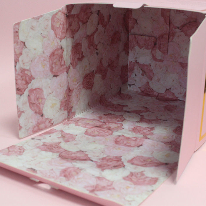 Printed Double Side Folding Carton Box For Holiday Flower Shipping