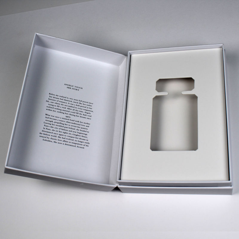 Empty Fragrance Subscription Box Black And White With Foil Stamping Logo