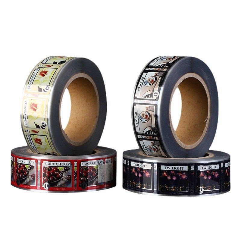 Heat Resistant Custom Label Stickers Roll Colorful Print For Daily Food