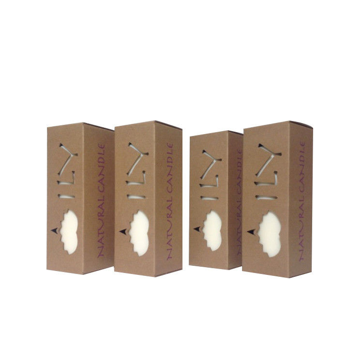 Sustainable Candle Eco Friendly Packaging Box Corrugated Kraft Box White Printing