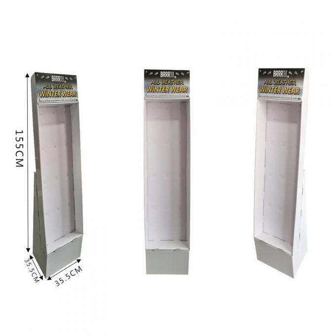 Customized Cardboard Funko Pop Display Lower With Plastic Hooks Hanger 0