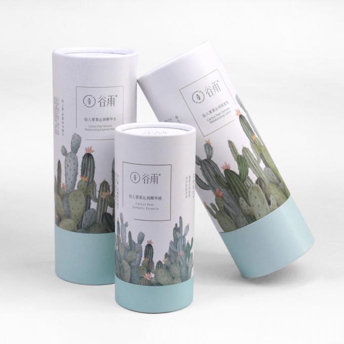 Innovative Round Cardboard Cosmetic Box With Custom Design Color Packaging Skincare Product Wholesale Near Me 0